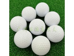 商务促销礼品现货供应高尔夫礼品球白色二层高尔夫球可印LOGO