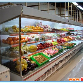 商超风幕柜,超市低温奶冷藏展示柜,水果保鲜柜,定做风幕柜