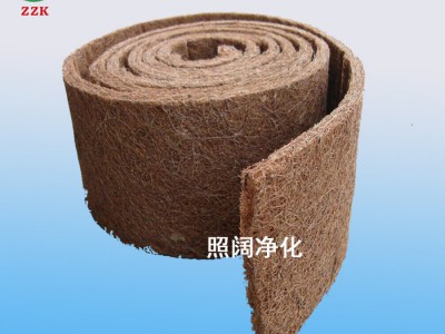 直销椰子滤网 纤维滤网 椰棕 过滤材料 滤料 每平方米价格