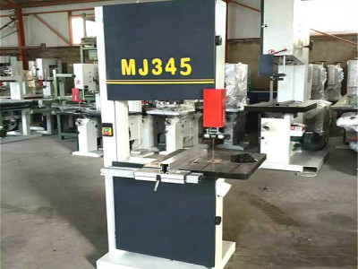 宏远  MJ-343 木工机械MJ345带锯 木工机械细木工带锯机 多功能立式两圆木加工