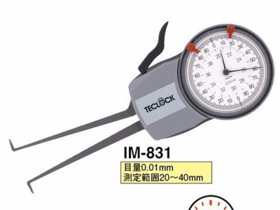 teclock日本得乐内卡规IM-831，测量