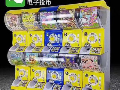 河源棒棒糖机糖果投币礼品游戏机扭蛋机五金机箱自动贩卖机电玩设备