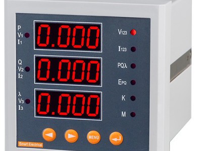 扬州中瑞电气ZR2000系列9方形（96*96）多功能电力仪表智能型电力仪表厂家  单相网络电力仪表厂家 ,网络仪表