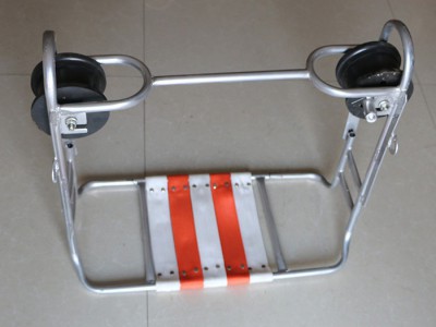 【华政】电工高空吊椅单双轮电工滑板电工线缆座椅 电工座椅 电力滑椅 吊椅滑板