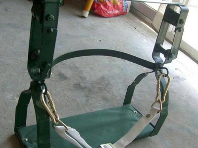【华政】电力滑椅电工高空吊椅单双轮电工滑板电工线缆座椅安全有保证 吊椅滑板