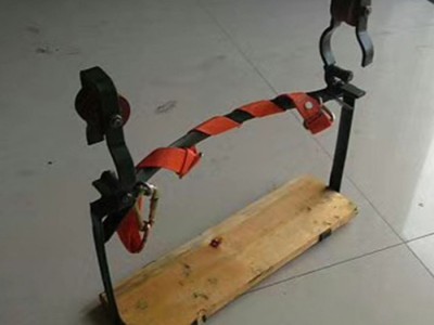 【华政】滑椅高空滑板单轮电工吊椅 钢绞线滑车 双轮电工