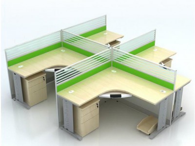 简式办公家具 电脑桌椅组合隔断 隔