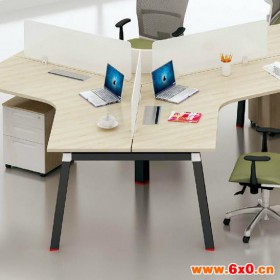 电脑桌椅组合隔断 隔断办公桌 办公隔断屏风桌  钢架桌办公家具生产批发厂家