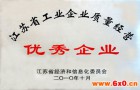 高精公司荣获“江苏省工业企业质量经营优秀企业”称号