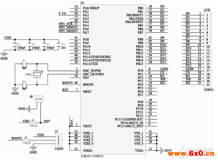 一种基于STM32的便携式人机界面系统的设计