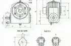 SCWU63、SCWU80、SCWU100、型减速机I、II装配型式主要尺寸JB/T6387-1992