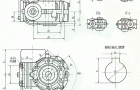 SCWS125、SCWS140、SCWS160、SCWS180、SCWS200、SCWS225、SCWS250、SCWS280、SCWS315、型蜗杆减速机IF～IVF装配型式主要尺寸JB/T6387