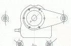 SCW型轴装式圆弧圆柱蜗杆减速机反力矩支架的安装JB/T6387-1992