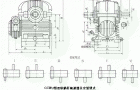 CCWU100、CCWU125、CCWU160、CCWU200、CCWU250、CCWU315、CCWU355、CCWU400、CCWU450、CCWU500、型低速级蜗杆在蜗轮之下的双级蜗杆减速机的