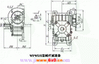 WPWDX型蜗轮蜗杆减速机主要尺寸