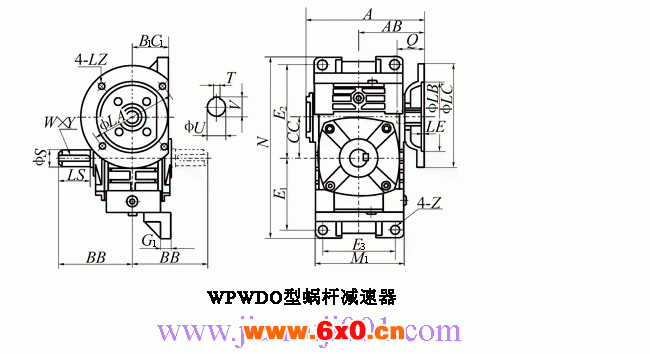 WP、WD型蜗杆减速机