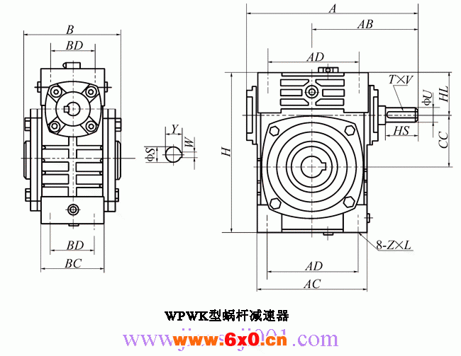 WP、WD型蜗杆减速机