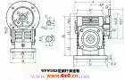 WPWDKS型蜗轮蜗杆减速机主要尺寸