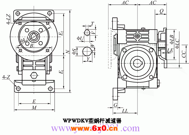 WP、WD型蜗杆减速机