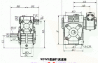 WPWE型蜗轮蜗杆减速机主要尺寸