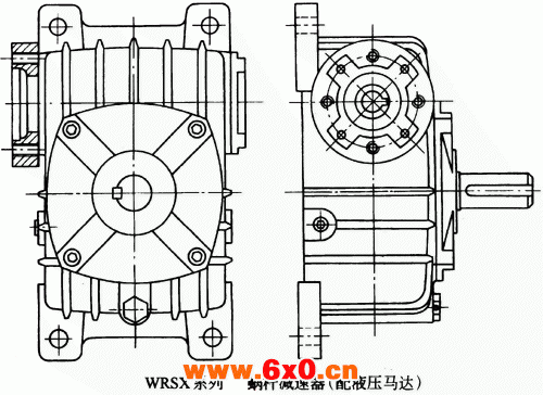 WRSX系列蜗轮蜗杆减速器产品特点及性能参数