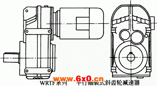 WRTF系列平行轴装式斜齿轮减速器产品特点及性能参数