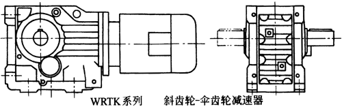 WRTK系列斜齿轮-伞齿轮减速器产品特点及性能参数