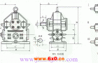 WX43、WX53、WX60、WX80、WX100、WX120、WX150、WX180、WX210蜗轮减速机安装尺寸