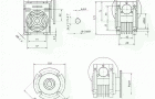 WWJ系列蜗杆减速机(WWJ040型尺寸图)