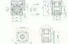 WWJ系列蜗杆减速机(WWJ063型尺寸图)