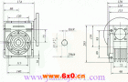 WWJ系列蜗杆减速机(WWJ075型尺寸图)