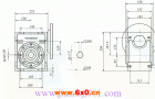 WWJ系列蜗杆减速机(WWJ110型尺寸图)