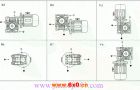 WWJ系列蜗杆减速机电机安装形式