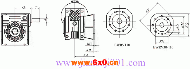 EWRV系列蜗轮蜗杆减速机
