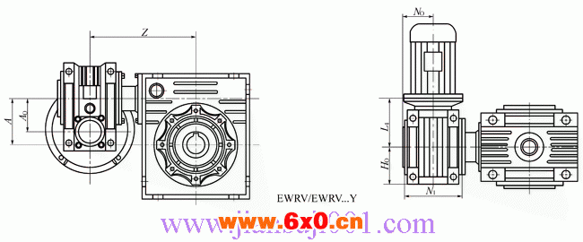 EWRV系列蜗轮蜗杆减速机