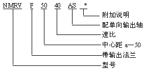 NMRV型蜗杆减速机(Q-JF 01-1999)