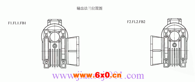 ANRV系列蜗轮蜗杆减速电动机安装形式、附件