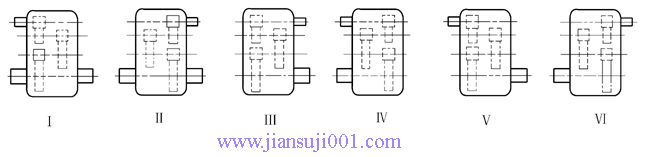 QJ-L型起重机立式减速器工作条件及型式(JB/T8905.3-1999)