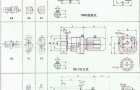 CR系列斜齿轮减速机安装方位和尺寸图表