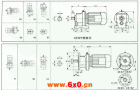 CE32、CE42、CE62、CE72、CE82、CE92、CE102、二级斜齿轮减速机安装尺寸图表