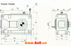 TH4.H型平行轴减速机单级传动卧式安装