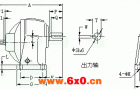 CHD型：卧式双轴型齿轮减速机的外型尺寸图