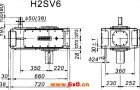 H2SV系列外型及安装尺寸图