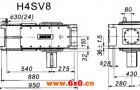 H4SV系列外型及安装尺寸图