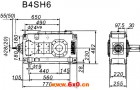 B4SH系列外型及安装尺寸图