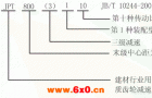 JPT型渐开线圆柱齿轮减速机特点标记方法（JB/T10244-2001）