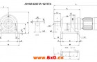 ADC系列摆线减速机尺寸图表AHHM-9265TA～9275TA