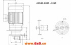 ADC系列摆线减速机尺寸图表ANVM-9085～9125TB