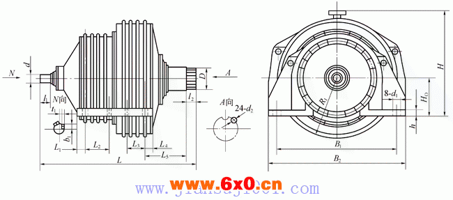 ZJ型行星齿轮减速机（JB-T7681-95）