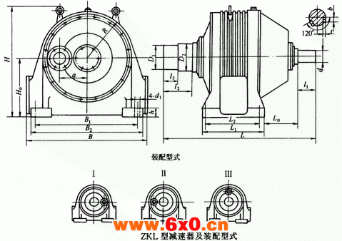 ZK型行星齿轮减速机（JB-T9043·1-1999）